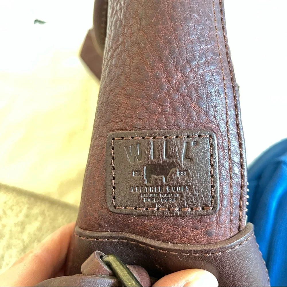 Will Leather Goods Mini Journey Backpack EUC Dark Cognac 100%‎ Genuine